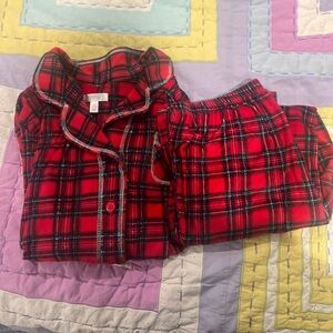 Flannel Christmas pajamas